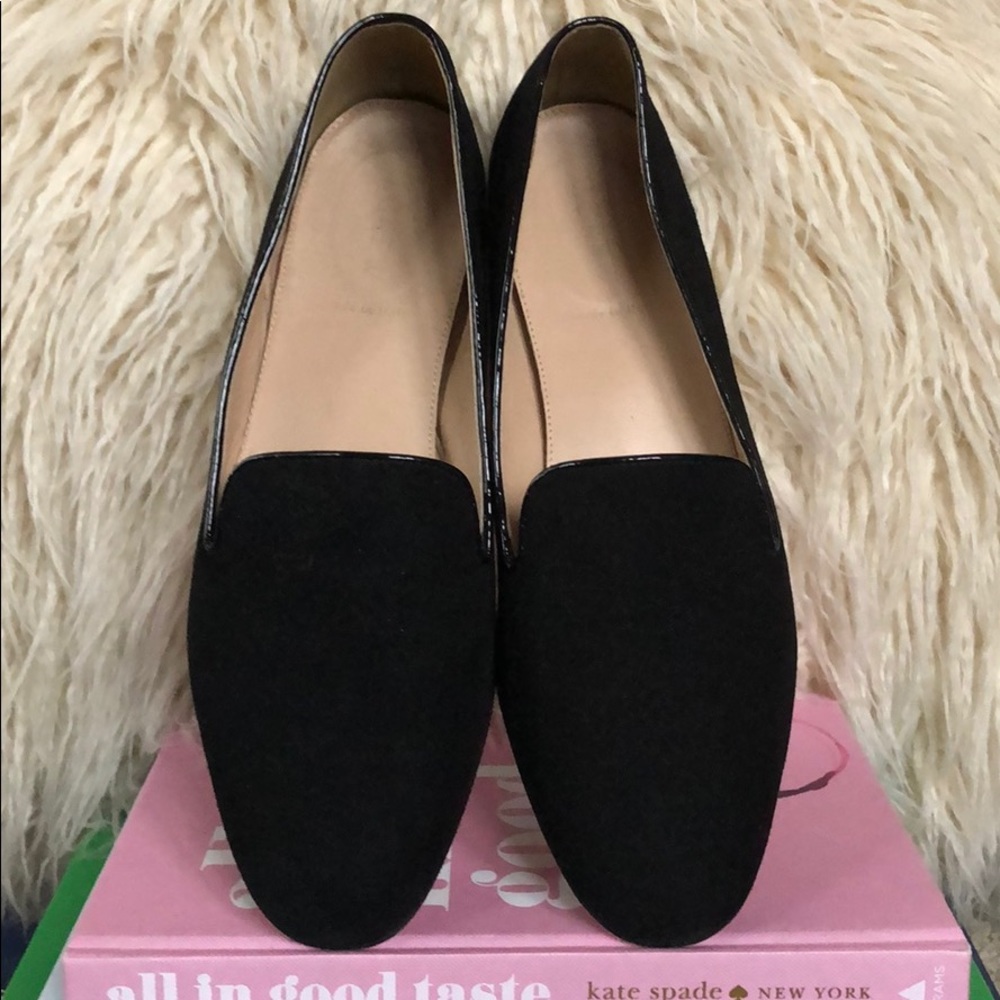 J. Crew Suede Darby Loafers // Black // Size 9 - Picture 3 of 4